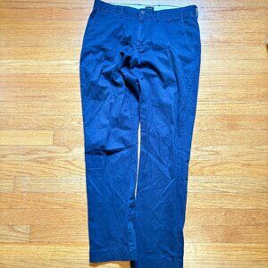 Navy J Crew Stretch Men's 770 Straight-fit Chino Pants, W 31 L 30, NWOT